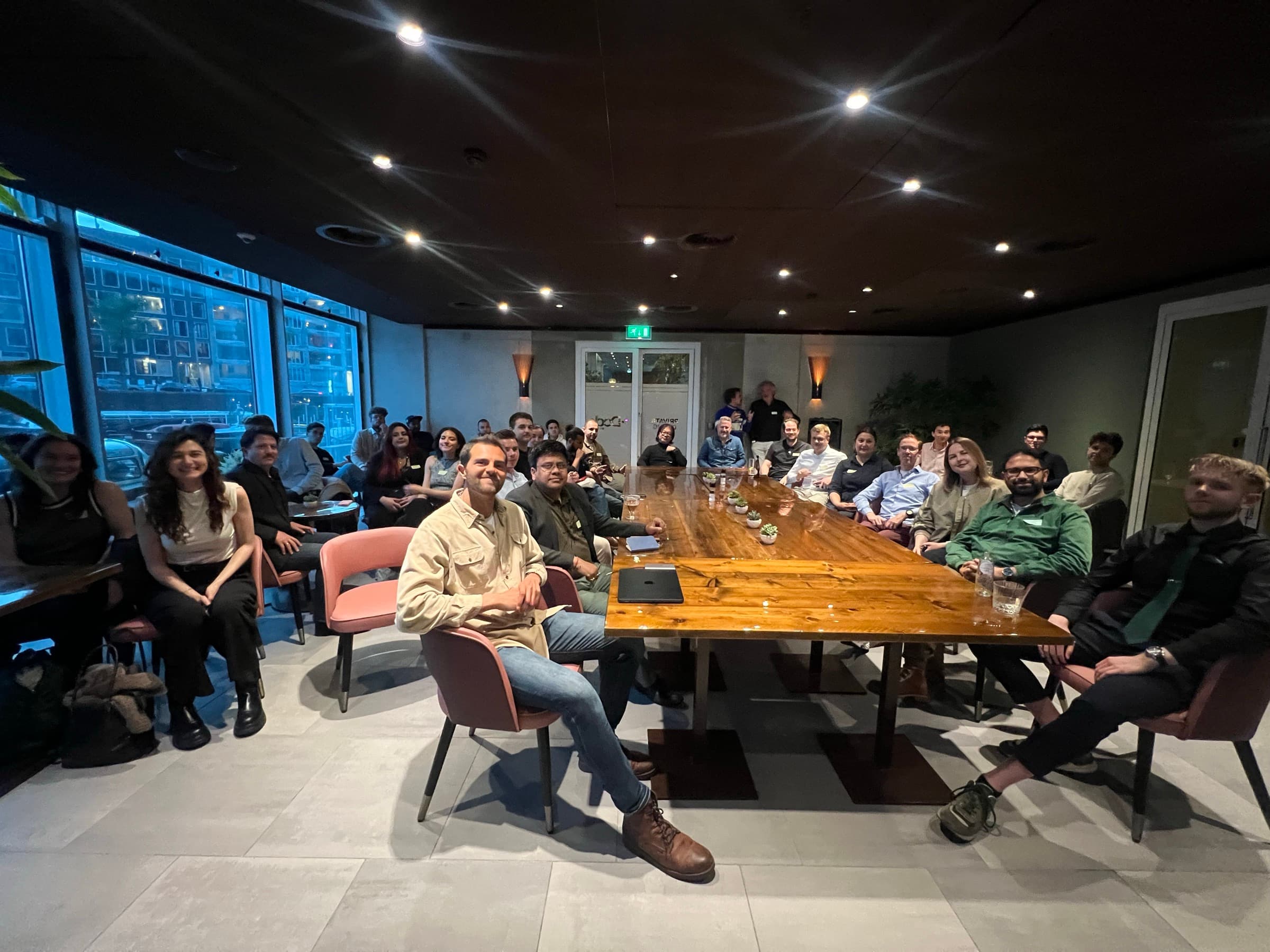 Scenes from a Startup Valley night in New York
