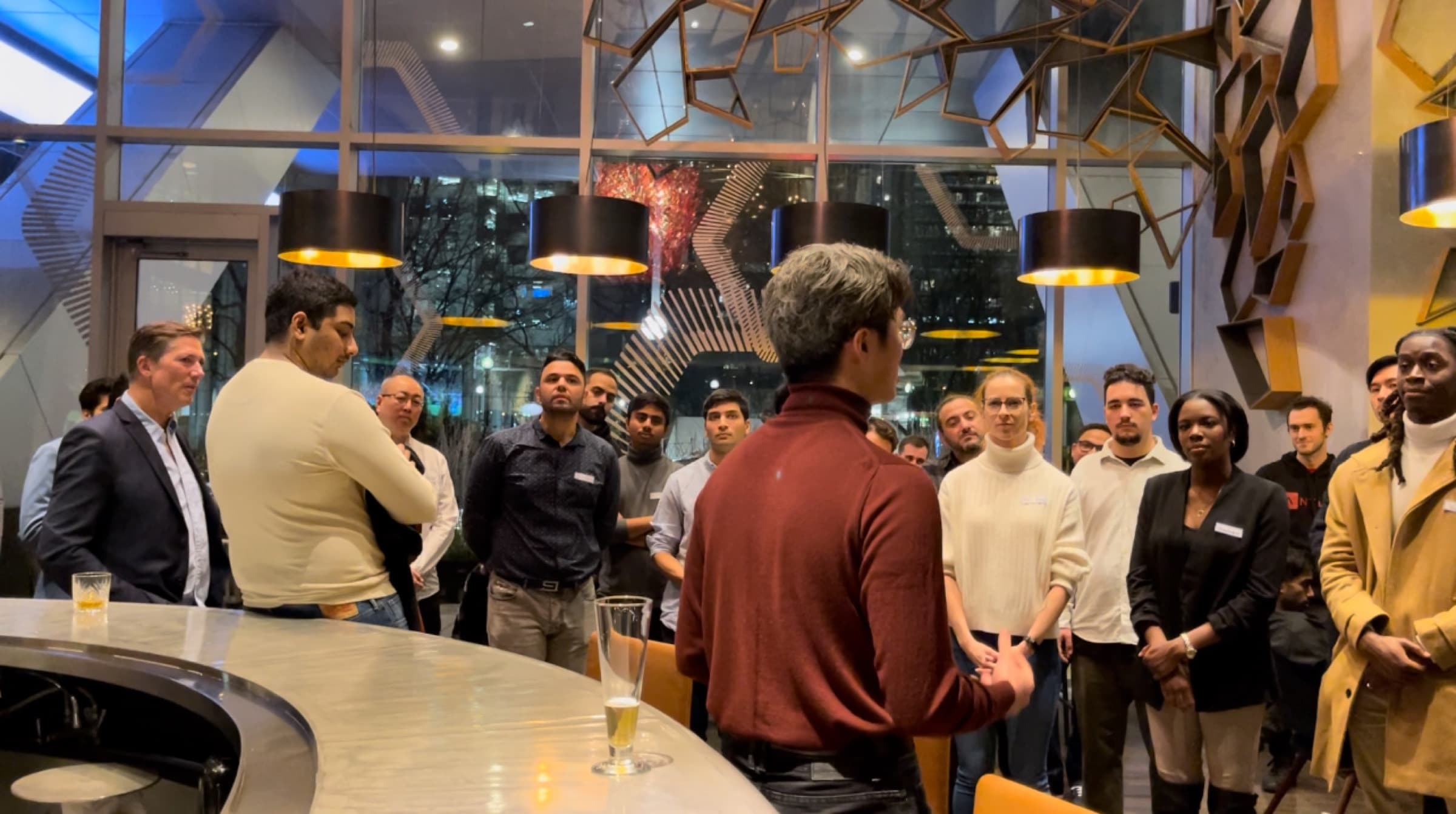 Scenes from a Startup Valley night in Dubai